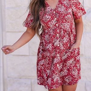 Floral Babydoll Dress